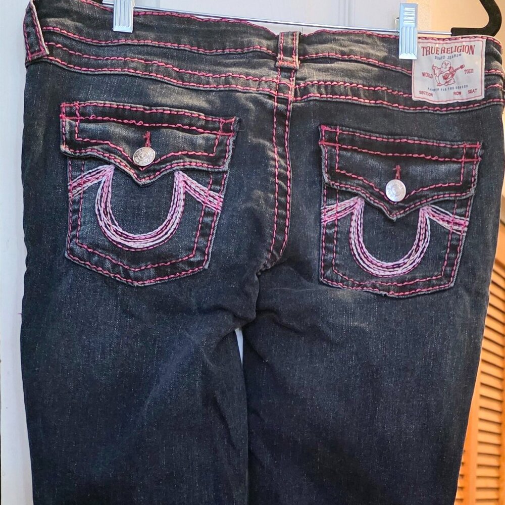 TRUE RELIGION BECCA LOW-RISE BOOTCUT JEANS